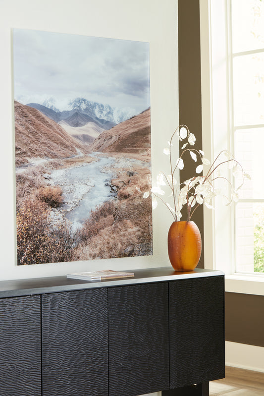 Ocala Furniture Outlet - Ashley Furniture - Darinby Wall Decor - Wall Art / Gray/Brown/White - A8000420