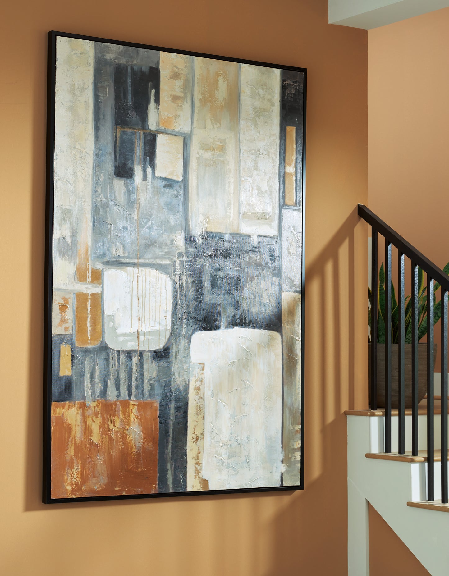 Ocala Furniture Outlet - Ashley Furniture - Howford Wall Decor - Wall Art / Brown/Black/Gray - A8000426