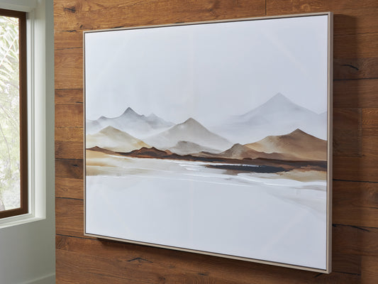 Ocala Furniture Outlet - Ashley Furniture - Karalen Wall Decor - Wall Art / White/Gray/Brown - A8000465
