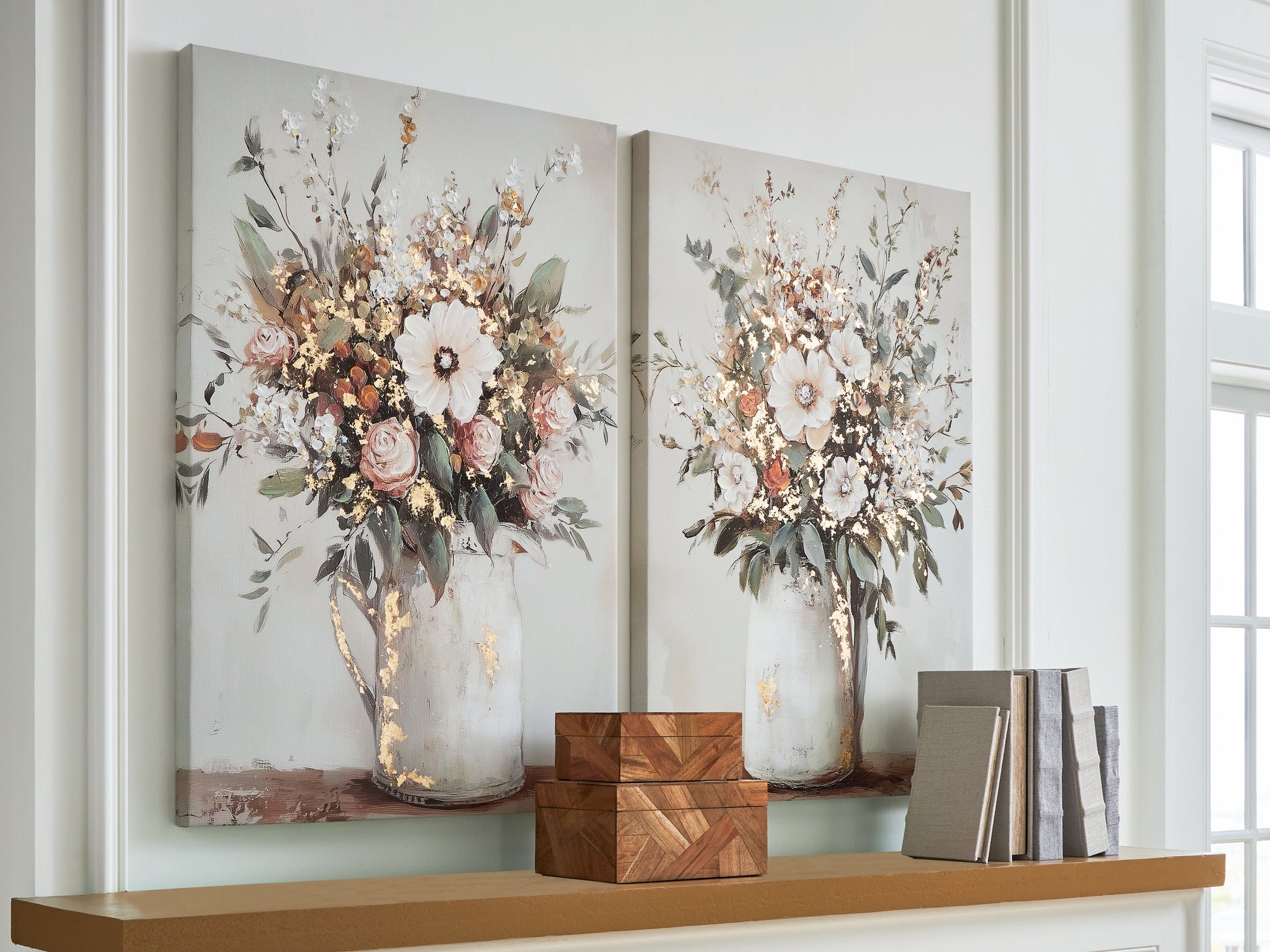Ocala Furniture Outlet - Ashley Furniture - Faisaldon Wall Decor - Wall Art Set (Set of 2) / Multi - A8000476