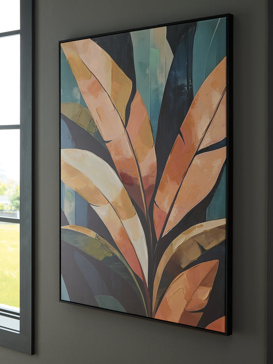 Ocala Furniture Outlet - Ashley Furniture - Laurelie Wall Decor - Wall Art / Multi - A8000477