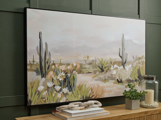 Ocala Furniture Outlet - Ashley Furniture - Sidworth Wall Decor - Wall Art / Green/Beige/Gray - A8000480