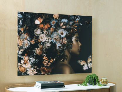Ocala Furniture Outlet - Ashley Furniture - Valfer Wall Decor - Wall Art / Orange/Black/White - A8000481