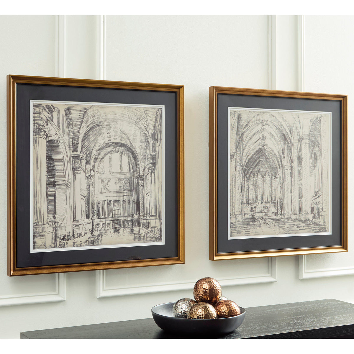 Ocala Furniture Outlet - Ashley Furniture - Downyard Wall Decor - Wall Art Set (Set of 2) - A8000548