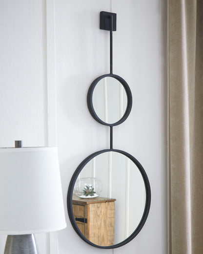 Ocala Furniture Outlet - Ashley Furniture - Brewer Mirror - Accent Mirror / Black - A8010166