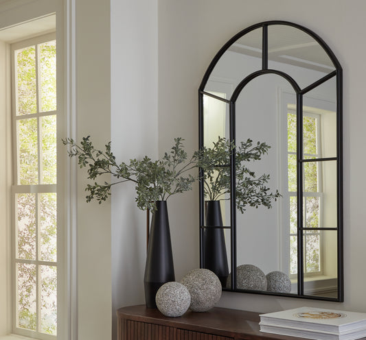 Ocala Furniture Outlet - Ashley Furniture - Evengton Mirror - Accent Mirror / Black - A8010319