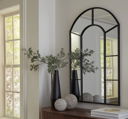 Ocala Furniture Outlet - Ashley Furniture - Evengton Mirror - Accent Mirror / Black - A8010319