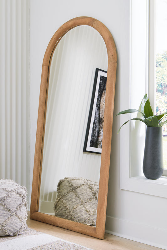 Ocala Furniture Outlet - Ashley Furniture - Dairville Mirror - Floor Mirror / Brown - A8010323