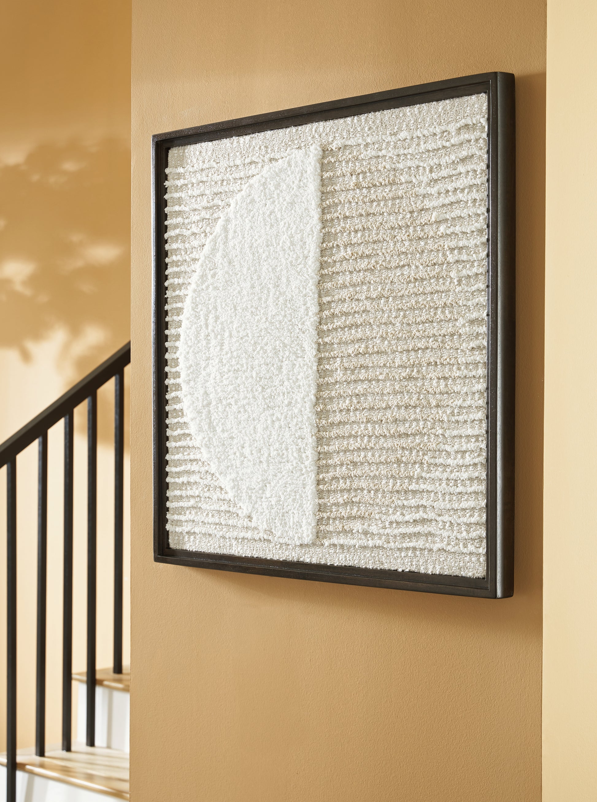 Ocala Furniture Outlet - Ashley Furniture - Bachard Wall Decor - Wall Decor / Tan/White - A8010330