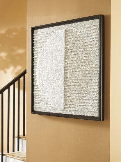Ocala Furniture Outlet - Ashley Furniture - Bachard Wall Decor - Wall Decor / Tan/White - A8010330
