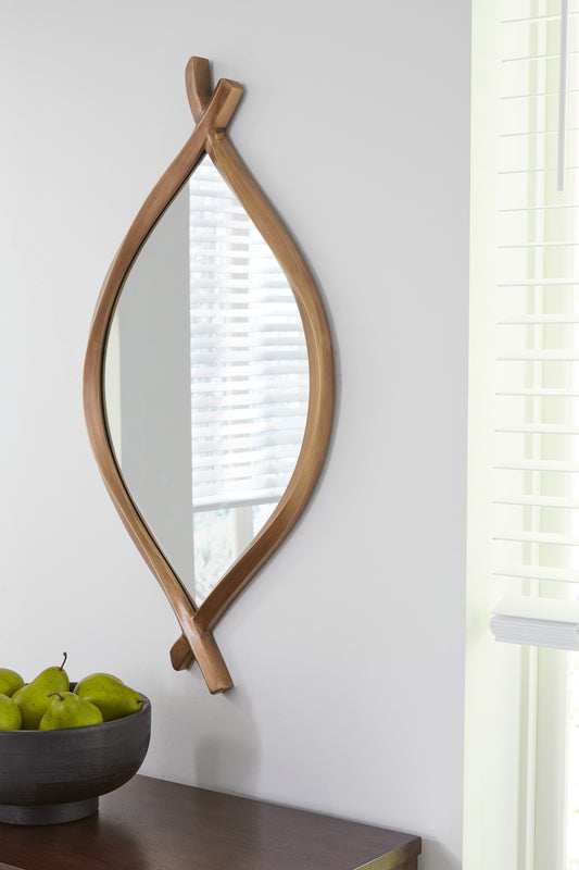 Ocala Furniture Outlet - Ashley Furniture - Bartner Mirror - Accent Mirror / Antique Gold Finish - A8010340