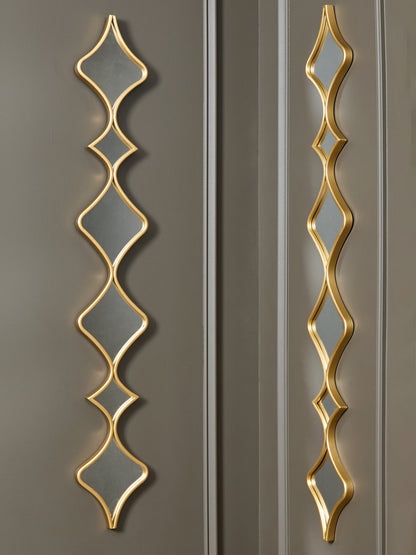 Ocala Furniture Outlet - Ashley Furniture - Harriswood Mirror - Accent Mirror Set (Set of 2) / Gold Finish - A8010354