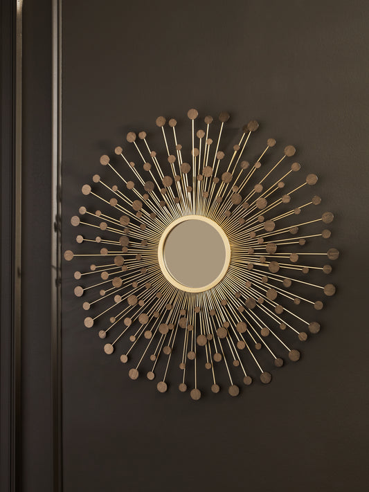 Ocala Furniture Outlet - Ashley Furniture - Morwenna Mirror - Accent Mirror / Bronze/Gold Finish - A8010392