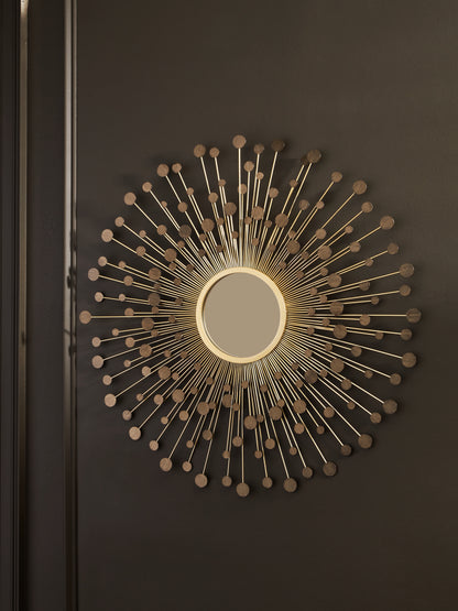 Ocala Furniture Outlet - Ashley Furniture - Morwenna Mirror - Accent Mirror / Bronze/Gold Finish - A8010392