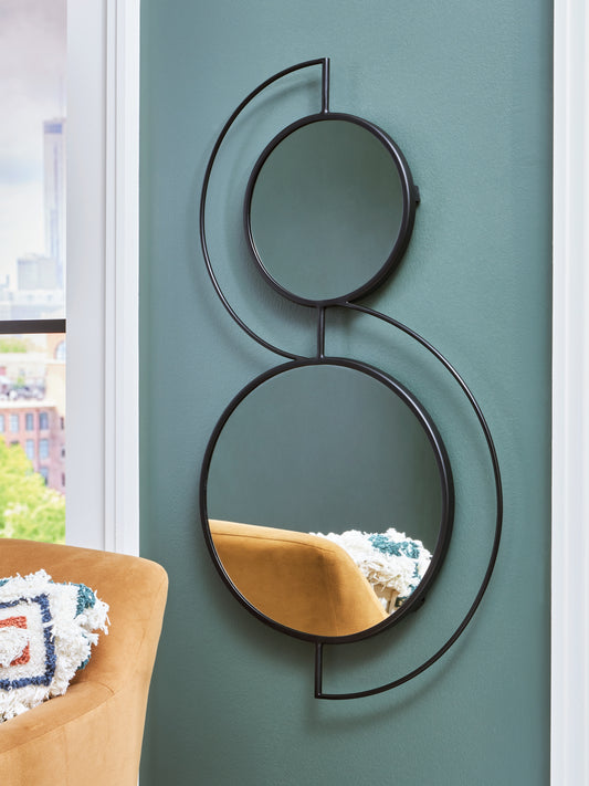 Ocala Furniture Outlet - Ashley Furniture - Shayham Mirror - Accent Mirror / Black - A8010402