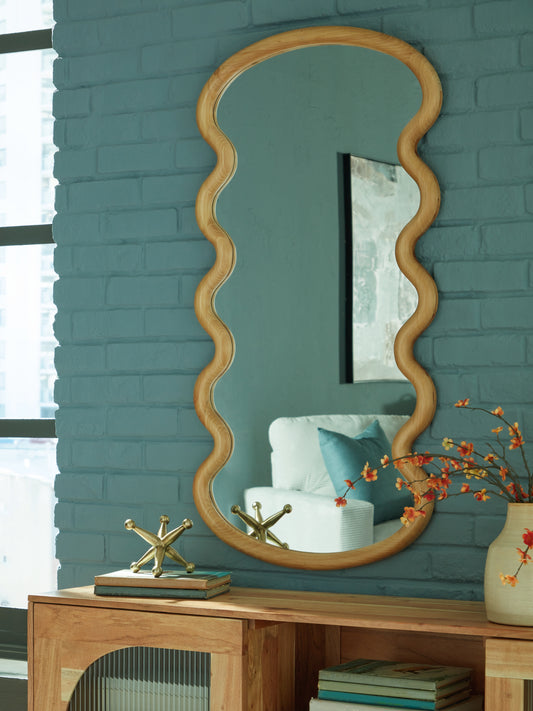 Ocala Furniture Outlet - Ashley Furniture - Serendis Mirror - Accent Mirror / Brown - A8010412