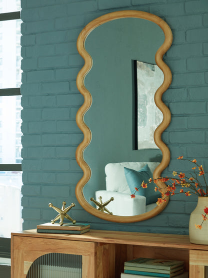 Ocala Furniture Outlet - Ashley Furniture - Serendis Mirror - Accent Mirror / Brown - A8010412