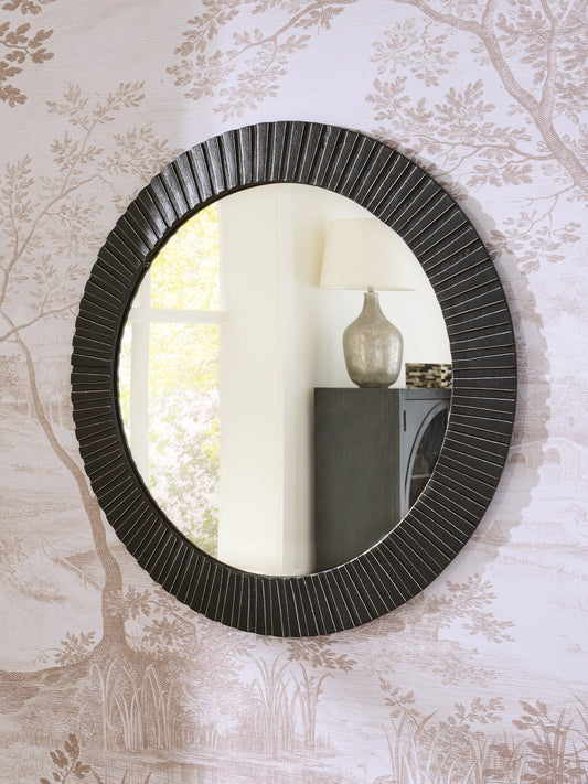 Ocala Furniture Outlet - Ashley Furniture - Ozias Mirror - Accent Mirror / Black - A8010417