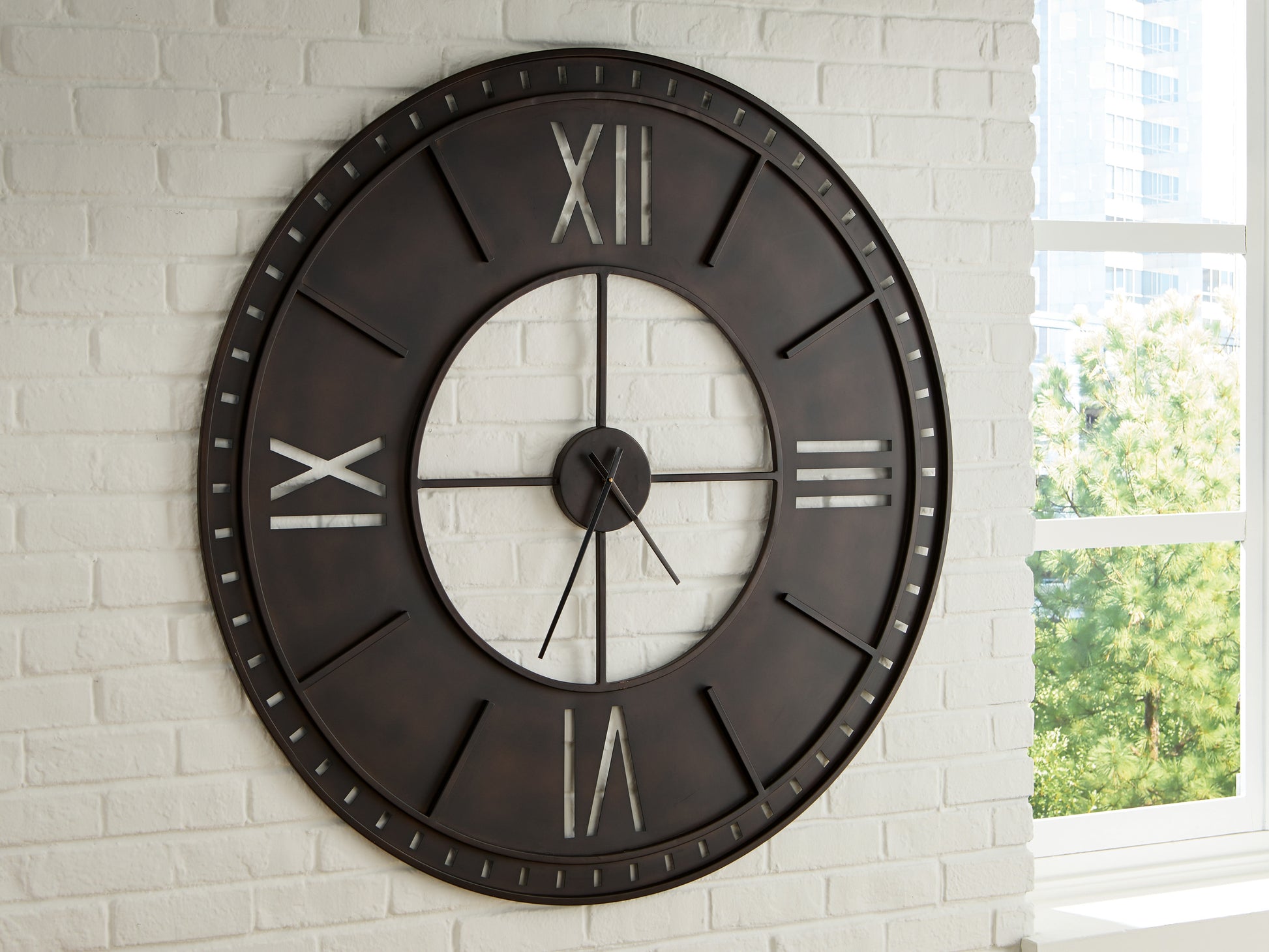 Ocala Furniture Outlet - Ashley Furniture - Lytle Wall Decor - Wall Clock - A8010453