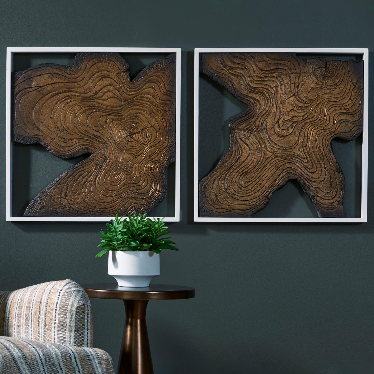Ocala Furniture Outlet - Ashley Furniture - Landley Wall Decor - Wall Decor Set (Set of 2) - A8010465