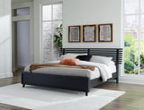 King Slat Panel Bed