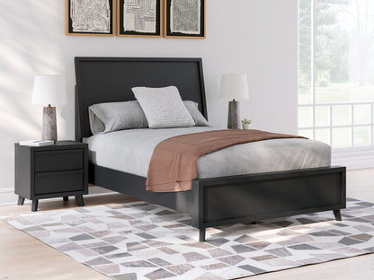 Ocala Furniture Outlet - Ashley Furniture - Danziar Bedroom - Full Panel Bed / Black - B1013B20
