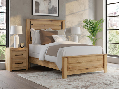 Ocala Furniture Outlet - Ashley Furniture - Brozmont Bedroom - Full Panel Bed - B1045B8