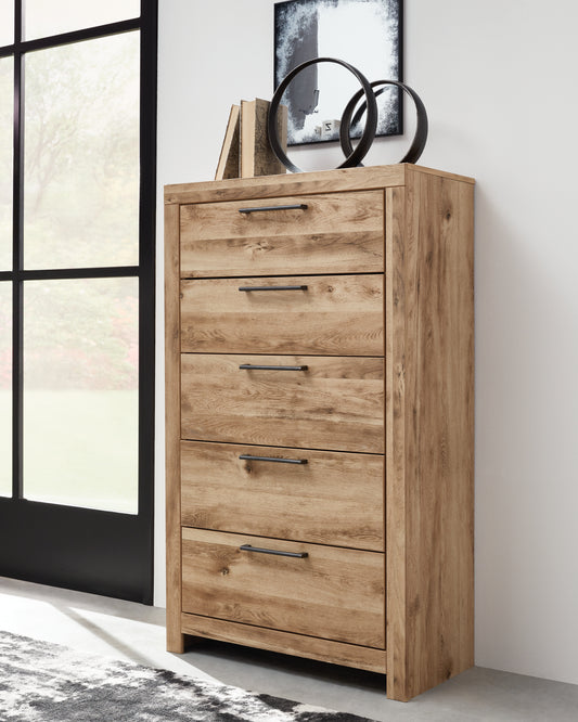 Ocala Furniture Outlet - Ashley Furniture - Hyanna Bedroom - Full Panel Storage Bed / Tan Brown - B1050B38