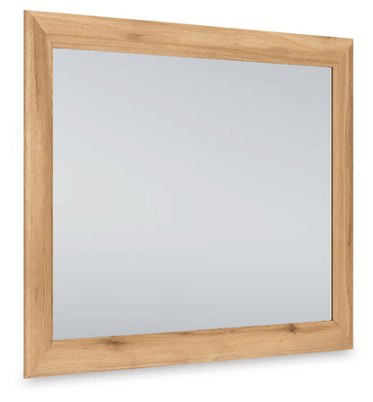 Ocala Furniture Outlet - Ashley Furniture - Aleaport Bedroom - Bedroom Mirror / Warm Brown - PCB1075-36