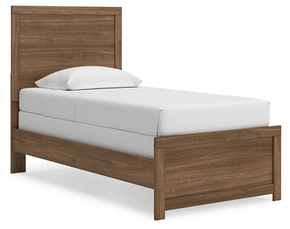 Ocala Furniture Outlet - Ashley Furniture - Broachmyn Bedroom - Twin Panel Bed / Auburn - PCB1116B8