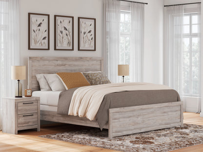 Ocala Furniture Outlet - Ashley Furniture - Broachmyn Bedroom - King Panel Bed / Gray - PCB1120B6