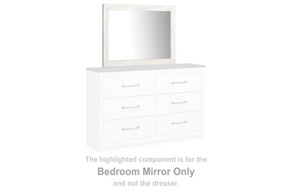 Ocala Furniture Outlet - Ashley Furniture - Gerridan Bedroom - Bedroom Mirror / White/Gray - B1190-36
