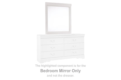 Ocala Furniture Outlet - Ashley Furniture - Anarasia Bedroom - Bedroom Mirror / White - B129-36