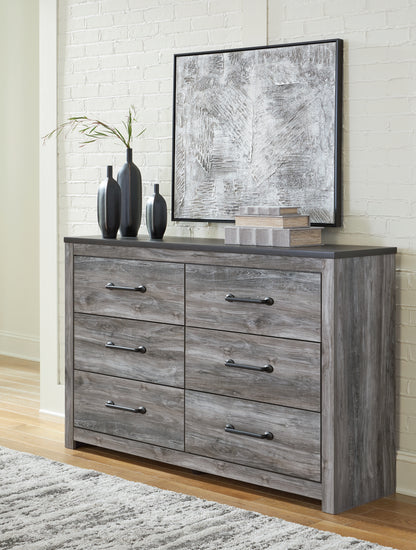 Ocala Furniture Outlet - Ashley Furniture - Bronyan Bedroom - Six Drawer Dresser / Dark Gray - B1290-31