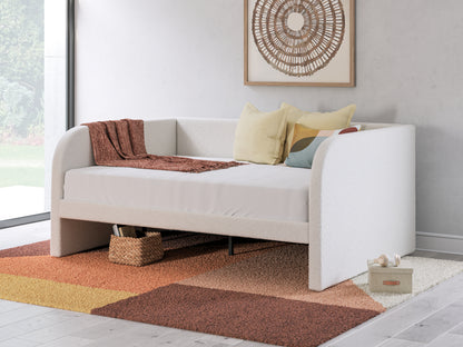 Ocala Furniture Outlet - Ashley Furniture - Arloster Bedroom - Full Upholstered Day Bed / Tan/White - PCB1566B10