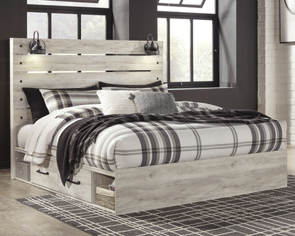 Ocala Furniture Outlet - Ashley Furniture - Cambeck Bedroom - Queen Panel Bed / Whitewash - B192B4
