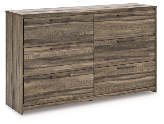 Ocala Furniture Outlet - Ashley Furniture - Elbrim Bedroom - Full Panel Bed / Brown - PCB2005B8