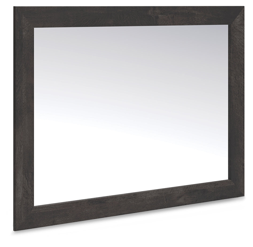 Ocala Furniture Outlet - Ashley Furniture - Hollivern Bedroom - Bedroom Mirror / Dark Gray - PCB2108-36