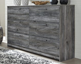 King Panel Bed with 2 Storage Drawers