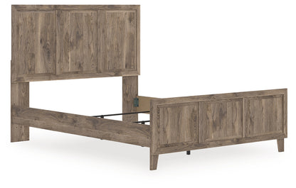 Ocala Furniture Outlet - Ashley Furniture - Rusticott Bedroom - Queen Panel Bed / Brown - PCB2260B2
