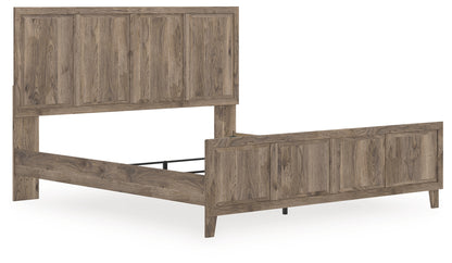 Ocala Furniture Outlet - Ashley Furniture - Rusticott Bedroom - King Panel Bed / Brown - PCB2260B6