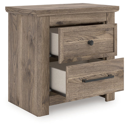 Ocala Furniture Outlet - Ashley Furniture - Rusticott Bedroom - Two Drawer Night Stand / Brown - PCB2260-92