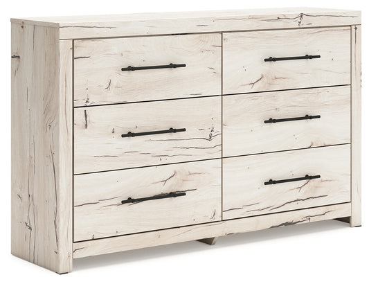 Ocala Furniture Outlet - Ashley Furniture - Lawroy Bedroom - Full Panel Bed with Storage / Light Natural - B2310B42