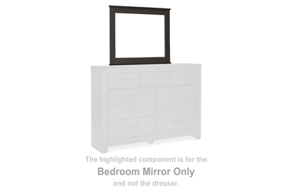 Ocala Furniture Outlet - Ashley Furniture - Brinxton Bedroom - Bedroom Mirror / Charcoal - B249-36