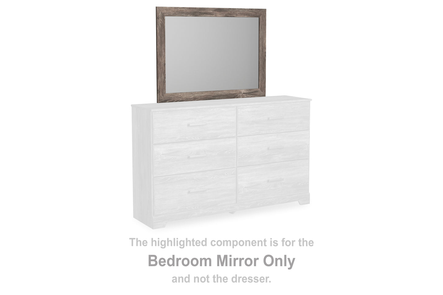 Ocala Furniture Outlet - Ashley Furniture - Ralinksi Bedroom - Bedroom Mirror / Gray - B2587-36