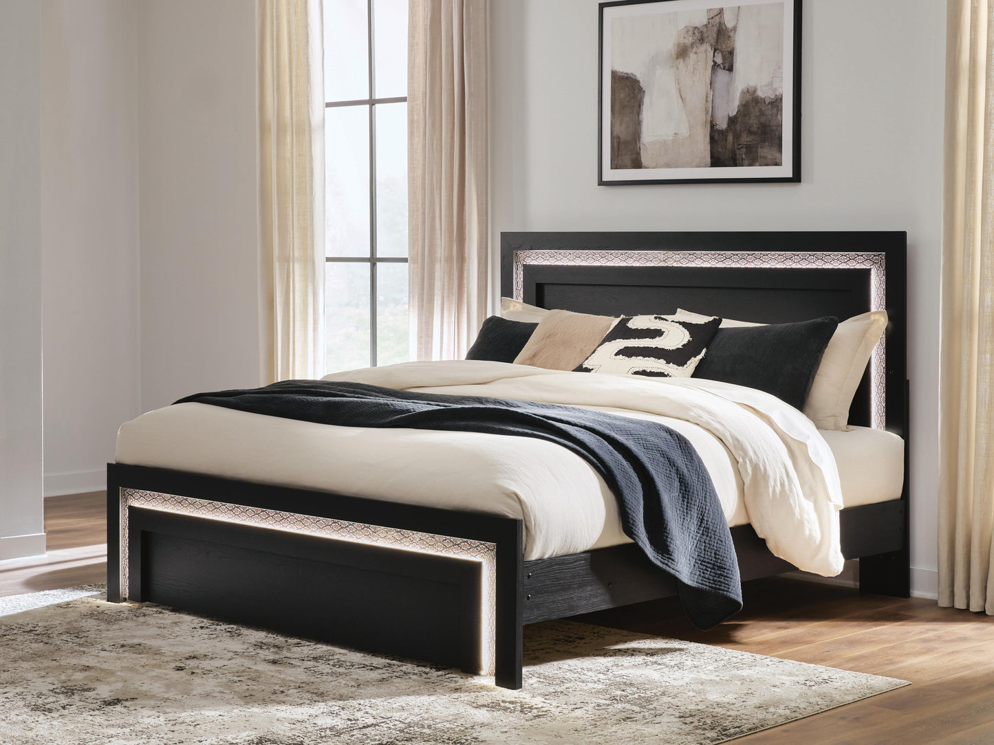 Ocala Furniture Outlet - Ashley Furniture - Shoralli Bedroom - King Panel Bed - B2611B17