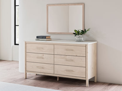 Ocala Furniture Outlet - Ashley Furniture - Cadmori Bedroom - Dresser and Mirror / Two-tone - B2615B1