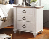 Twin Panel Bed with 2 Storage Drawers