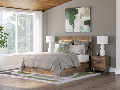 Ocala Furniture Outlet - Ashley Furniture - Chirason Bedroom - Queen Panel Bed / Brown - PCB3367B2