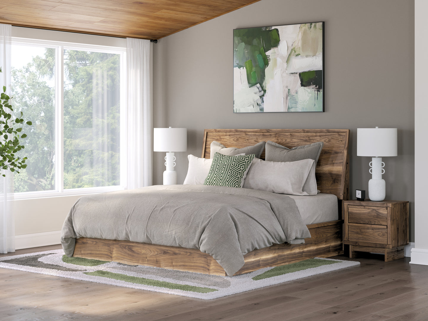 Ocala Furniture Outlet - Ashley Furniture - Chirason Bedroom - King Panel Bed / Brown - PCB3367B13